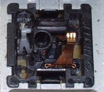 Side view of the click arm