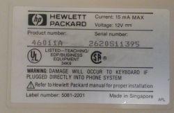 Back case label