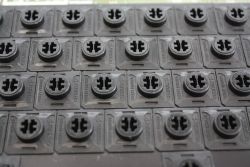 Key switches on the central area