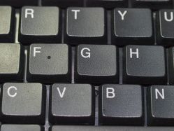 Keycaps top close-up