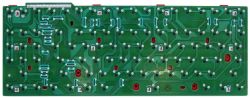 Rear of PCB, which appears to be secured to the mounting plate using twist tabs instead of screws