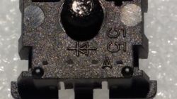 MX Black key switch close up