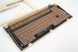 Mechanism with rubber tactile membrane