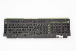Keyboard mechanism with key caps removed