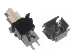 Opened, showing grey switchplate