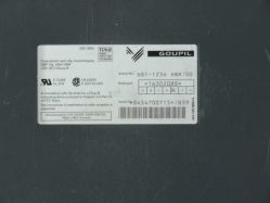 Closeup of label