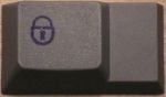 Olivetti KBD 2812 (Cherry G81-3011) shows a stylized lock.