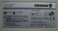 Cherry G80-1800HPMDE (with Windows keys) label