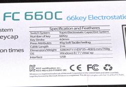 Specs overview on the box