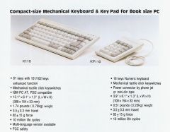 K110 and KP110 1992 catalogue specifications