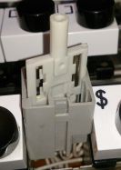 Micro Switch magnetic reed grey side view open on Burroughs D8585