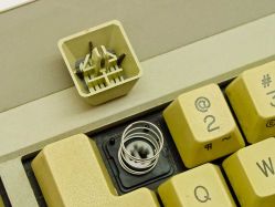 Key Tronic switch and double-shot keycap