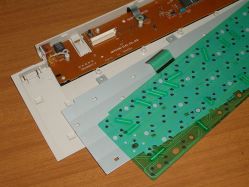 Single-layer membrane system (conductive rubber)