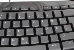 Keycap detail, showing shortcut legends