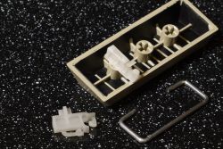 Older keycap with discrete inserts