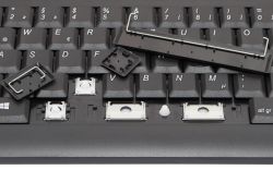 Switch and keycap detail