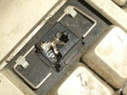 Pine "scrawly" switch with hand-carved mould numbering