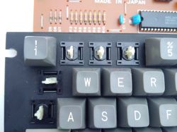 Alps AKB-3420 - Alps SKCC cream notice horizontal and vertical orientation of switches
