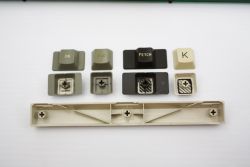 Double shot and engraved keycaps