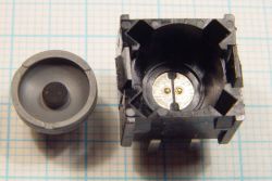 Base of the dome with the conductive pad