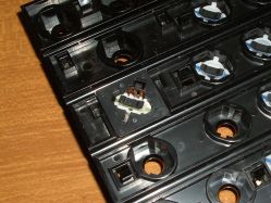 The mounting plate from below