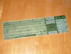 Dome sheets over the PCB