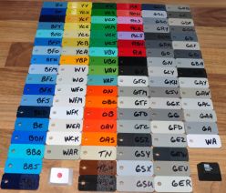 Colour samples