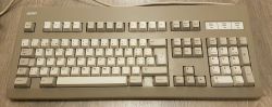 Top view of the Swiss version (with dye-sub keycaps)