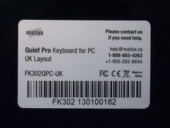 Rear label