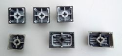 Alps AKB-3420 - Keycaps with double-shot molding