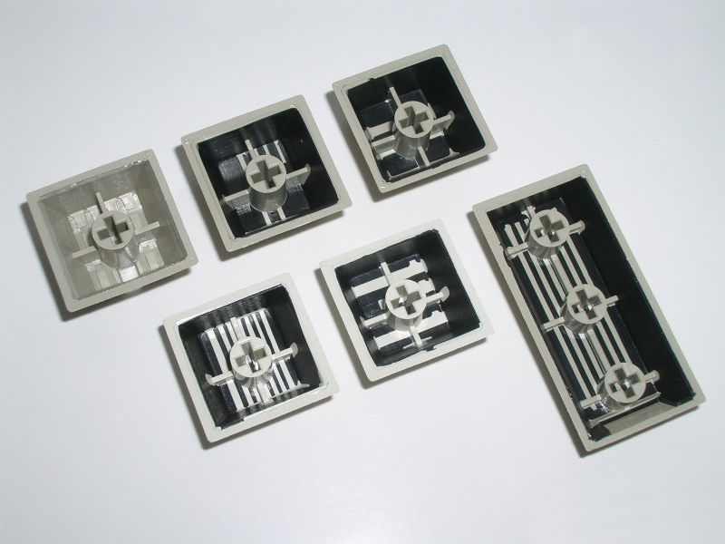 File:Cherry doubleshot keycaps -- bottoms.jpg