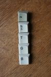 Keycap profile, top view