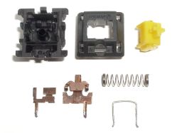Disassembled, top views (with jumper)