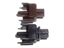 Cherry MX Brown slider (top) vs MX-M8 adapter stem (bottom)