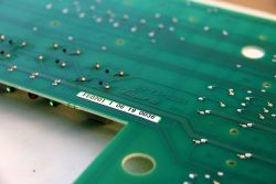 PCB back, label and silkscreen branding