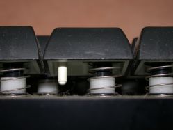 Front view of the switch