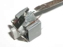 Side strip opens abruptly