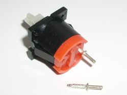 The two legs are threaded and can be unscrewed