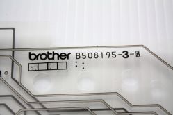 Brother manufacturer mark on membrane