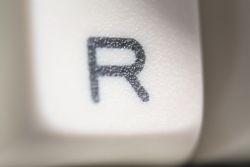 Keycap, close up