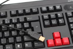 Braided cable and gold-plated USB plug