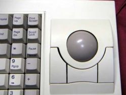 Trackball close-up