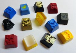 Various Clickclack keycaps