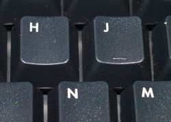 Keycaps top view closeup
