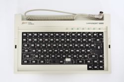 Keyboard with keycaps removed