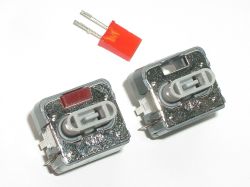 LED fitted and removed