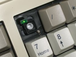 Spring removed from the switch