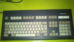 A top picture of the keyboard