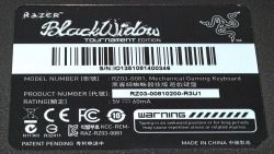 Back label