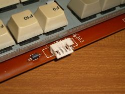 Data cable socket on the PCB